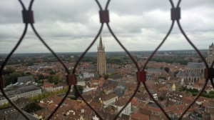 The view of Bruges from the Bell Tower
